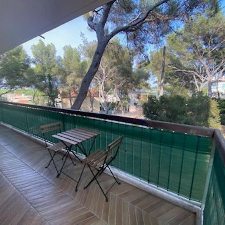 T2 Avec Clim Et Terrasse Vue Mer, Les Sablettes ラ・セーヌ・シュル・メール エクステリア 写真