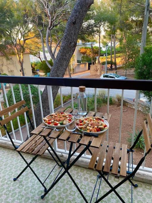 T2 Avec Clim Et Terrasse Vue Mer, Les Sablettes ラ・セーヌ・シュル・メール エクステリア 写真
